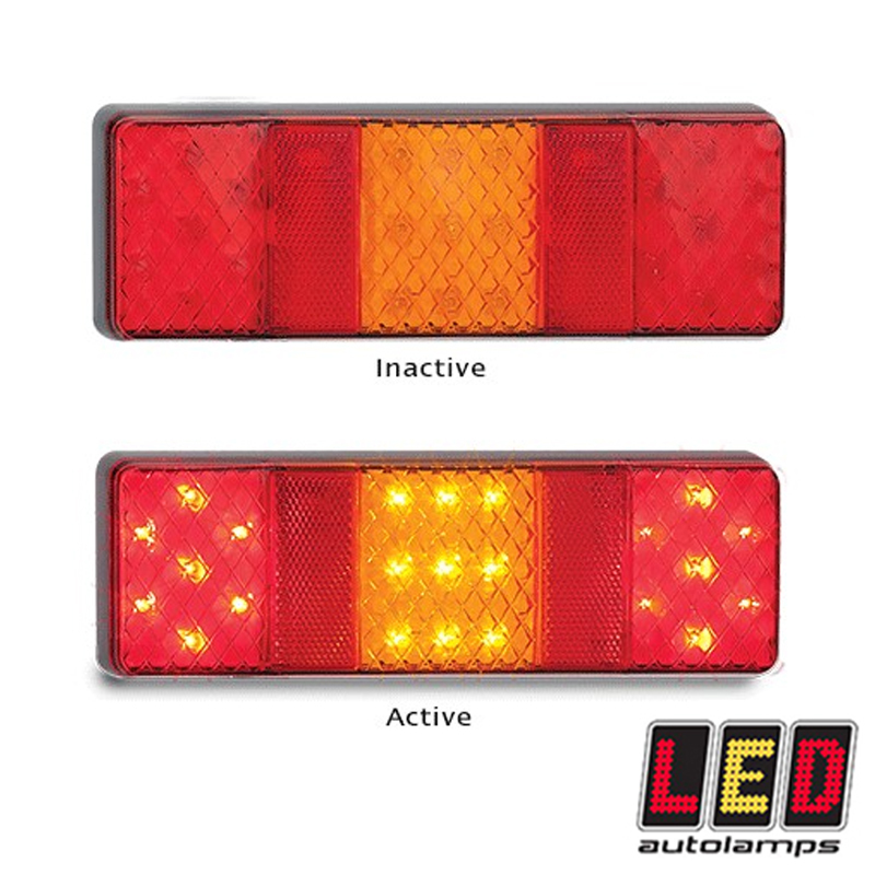 Combination Tail Light (Single) 250 series LED Autolamps LED AUTOLAMPS