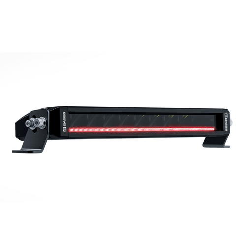 BASE6 Single Row driving Light Bar, 10" c/w RGB Front position light, 10-30V, IP69K