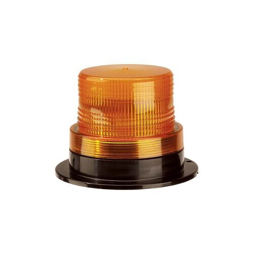 12-80V LED Quad Flash Strobe Light (Amber) Flange Base - NARVA Part No. 85368A
