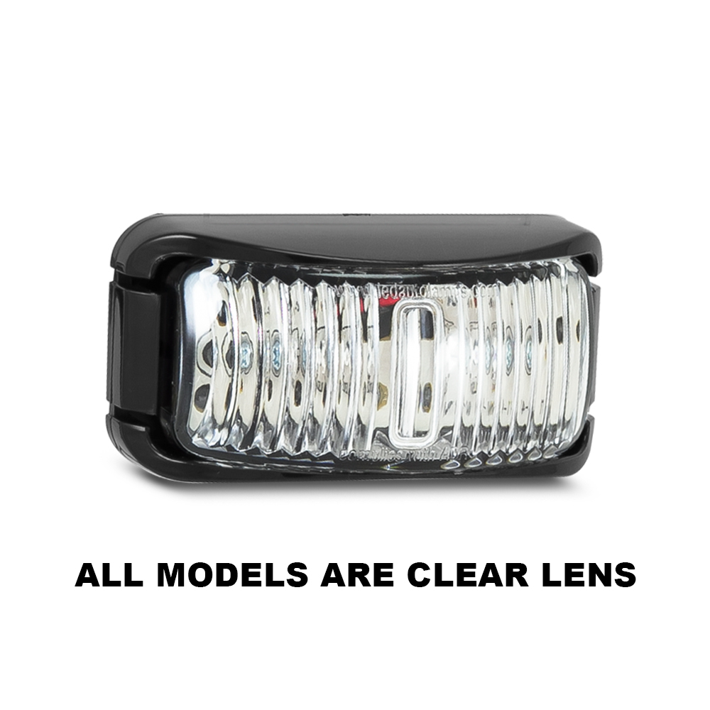 LED Autolamps Marker Lights 35 Series Black