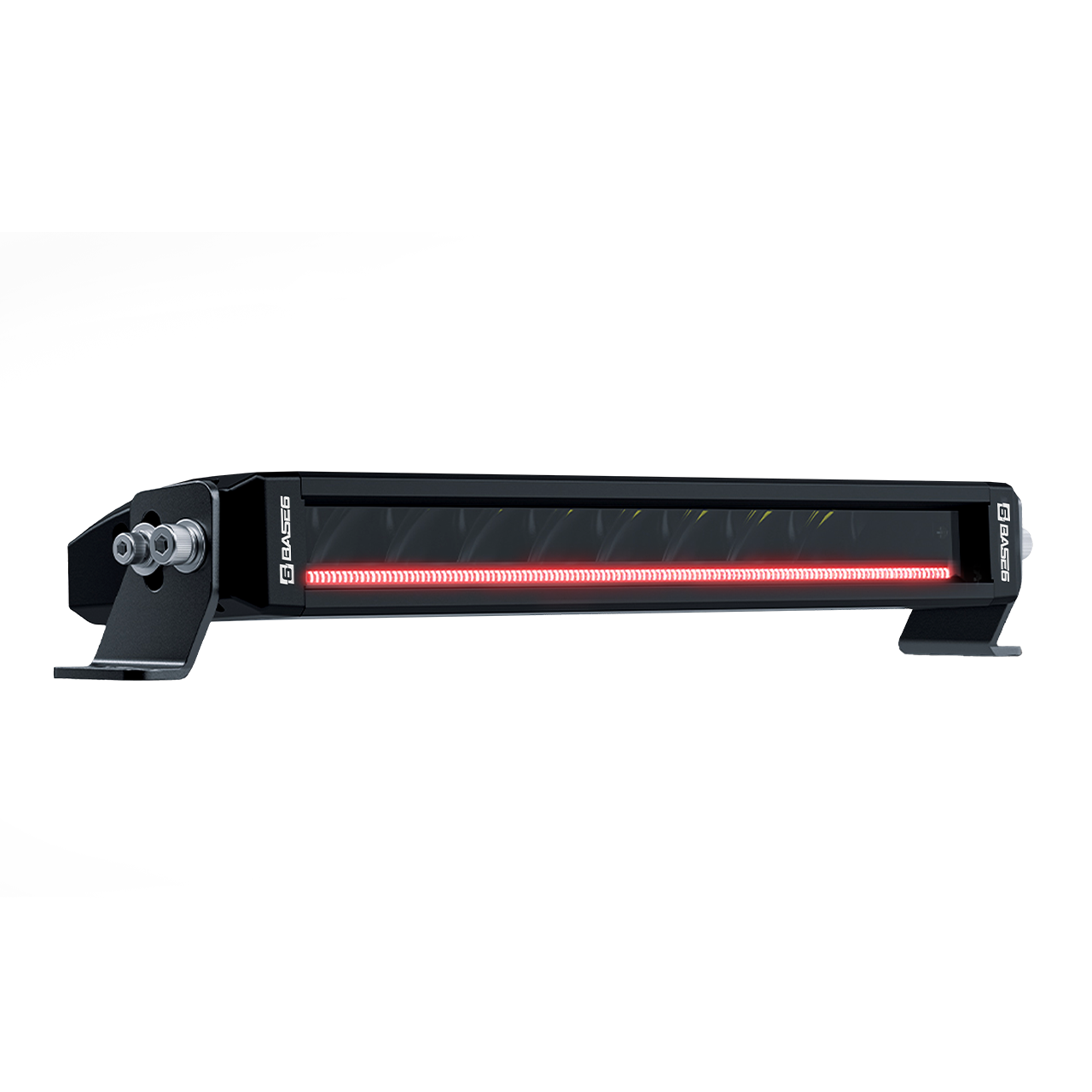 BASE6 Single Row driving Light Bar, 40" c/w RGB Front position light, 10-30V, IP69K
