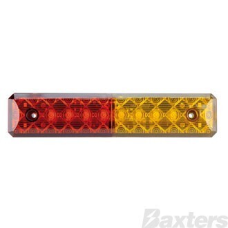 LED Rear Combination Lamp BR201 Series10-30V Stop/Tail/Ind 204 X 40mm Strip Surface Mount