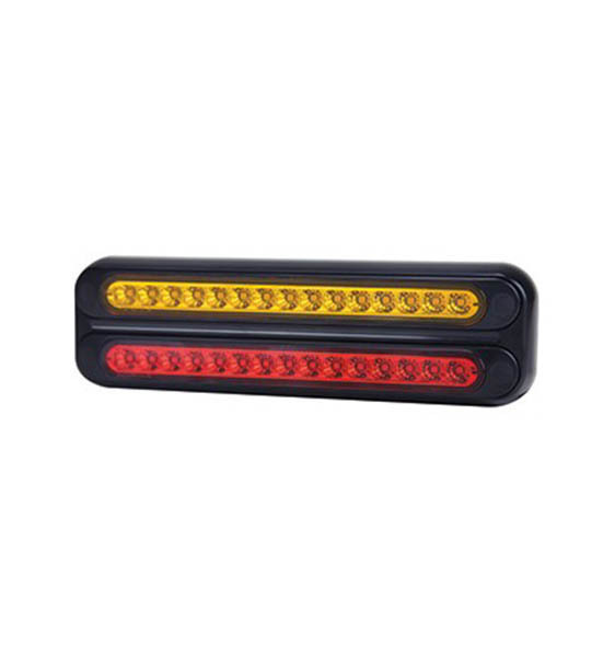 Roadvision LED Rear Combination Lamp BR70 Series 10-30V Stop/Tail/Ind 266 x 78 x 26mm Twin Stud Mount