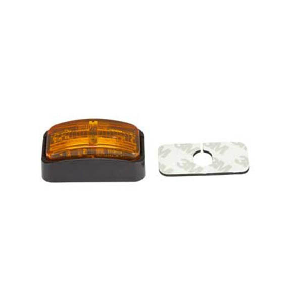 Roadvision Clearance Light LED Amber BR7 Series 10-30V 50x25mm Amber Lens Fixed Mount 0.5m Cable