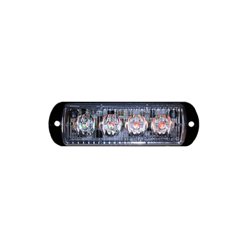 8EVP 4 LED surface mount warning light - White