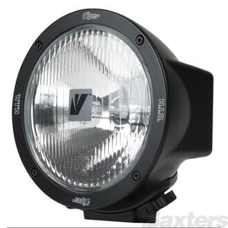 HID Driving Lamp 7" Viper Spread 9-32V 5000lm 50W Black Housing Round with Clear Cover
