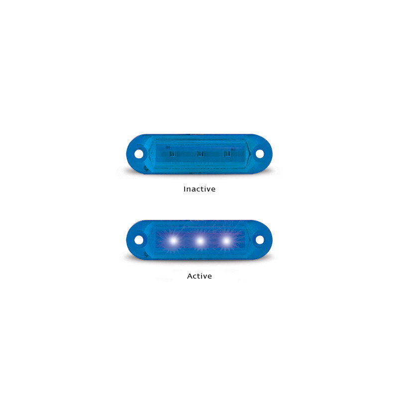 LED Autolamps Marker Light - Slimline 16 Series Blue