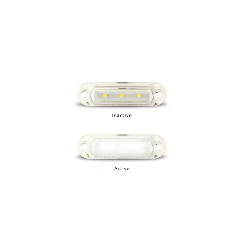 LED Autolamps Marker Light - Slimline 16 Series White