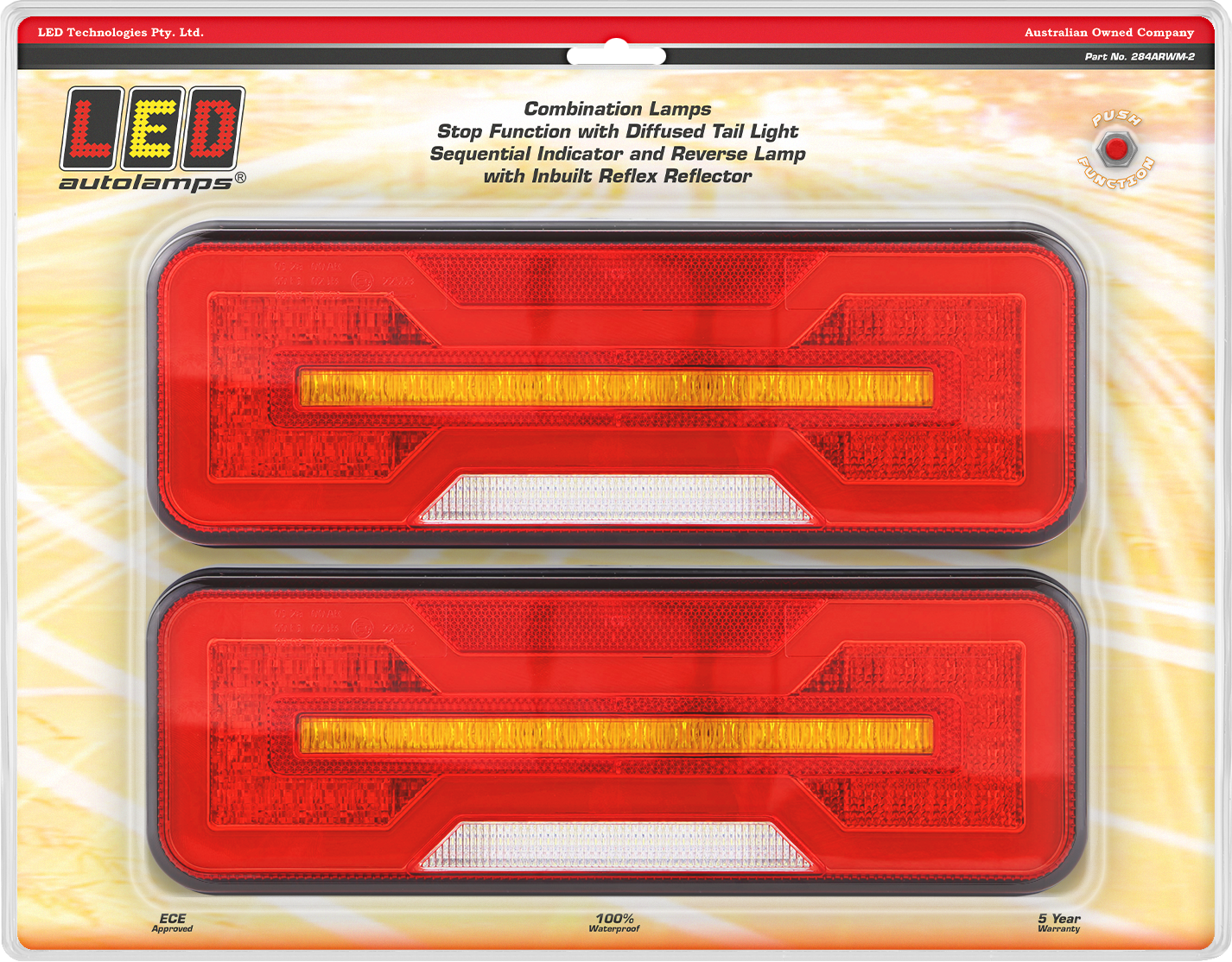 284 Series Sequential Tail Lights [Option: Twin Pack]