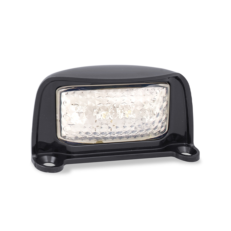 35 Series LED Licence Plate Light Black