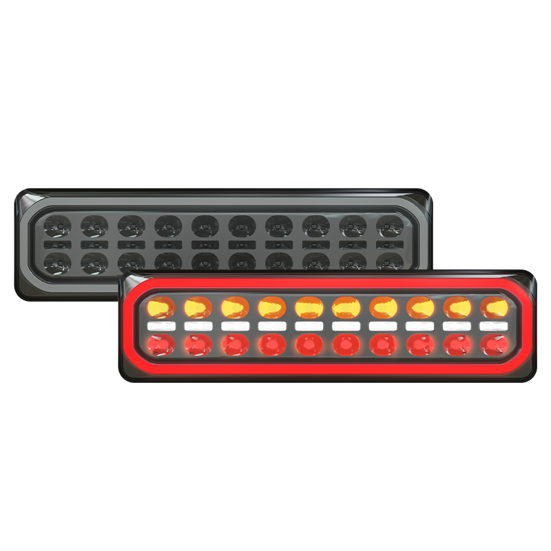 3855 Series Stealth Monochrome LED Tail Lights CSB Plugs (Twin Pack)