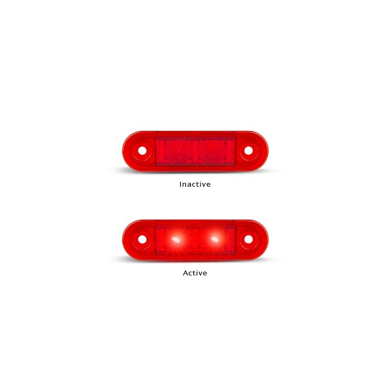 7922 Series Rear End Markers Red (Twin Pack)