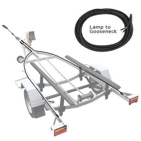 10 Meter Trailer Plugin Cable - Lamp to Gooseneck Cable (Single Cable)