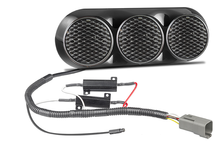 82 Series Black LED Tail Light with built in Load Resistors and Plug