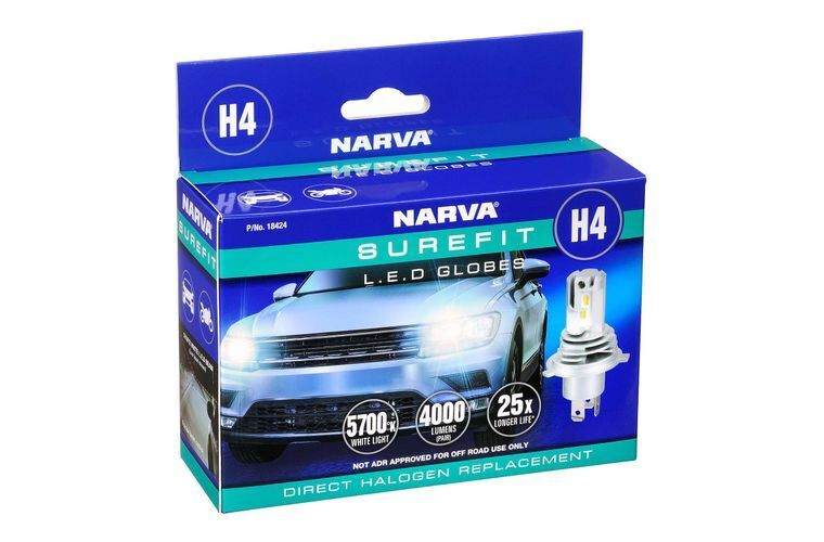 H4 Surefit® LED Globes - NARVA Part No. 18424