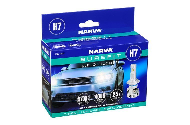 H7 Surefit® LED Globes - NARVA Part No. 18427