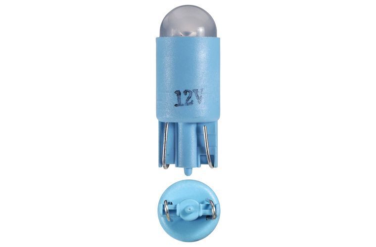 12V KW2.1 X 9.5D BLUE LED WEDGE GLOBES (Blister pack of 2) - NARVA Part No. 47864BL