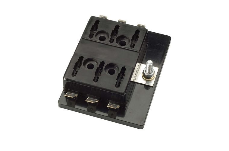 6WAY STANDARD ATS BLADE FUSE OR PLUGIN TYPE CIRCUIT BREAKER BLOCK