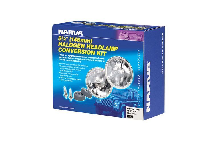 Halogen Headlamp H1 Conversion Kit 5 3/4" High Beam Free Form