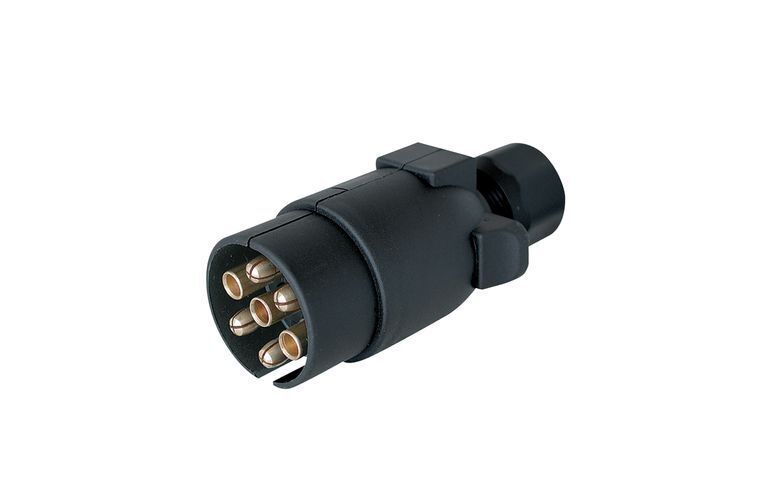 7 Pin Large Round Plastic Quickfit Trailer Plug (20) - NARVA Part No. 82185/20