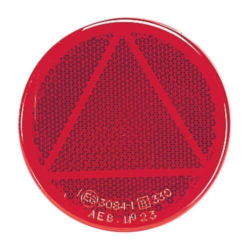 Red Retro Reflector with Self Adhesive - NARVA Part No. 84007BL