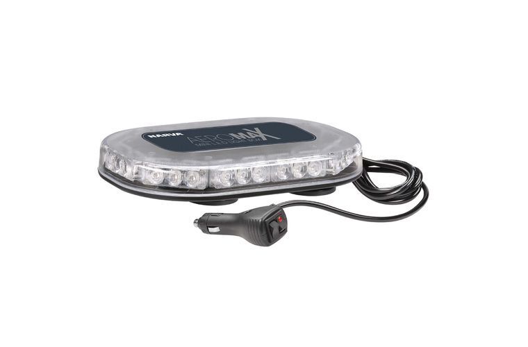 12/24 Volt Aeromax Mini LED Light Box (Amber) Magnetic Base with Clear Lens - NARVA Part No. 85012AC
