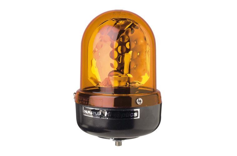 Hi Optics 'Baby' Rotating Beacon Single Bolt Mount (Amber) 12/24 Volt - NARVA Part No. 85410A