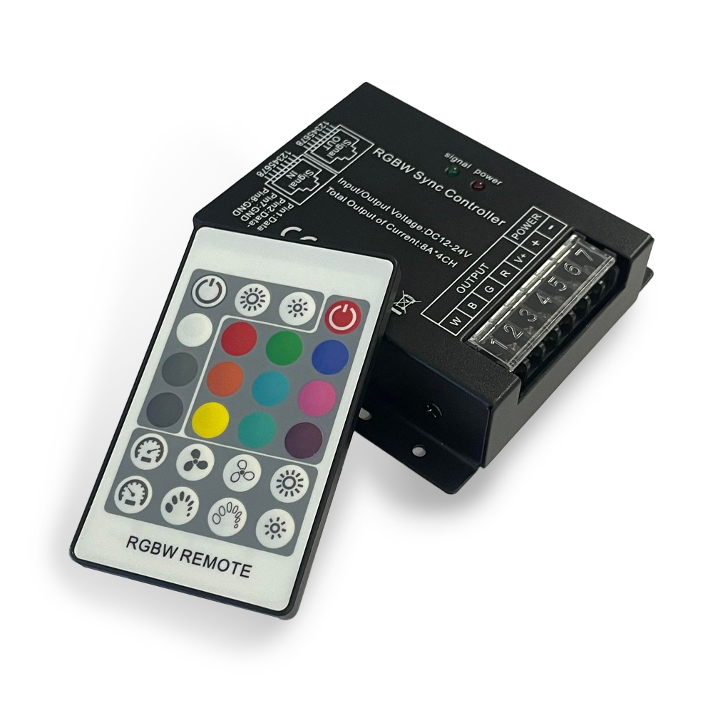 Perla Perla Brillante RF Remote Control RGB Led Controller 12A - Base6