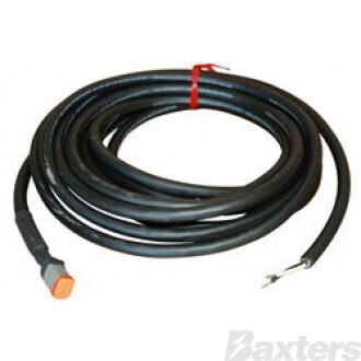 Power Cable 3m ATP to M8 Battery Fused >120W Light Bars