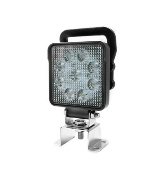 Roadvision LED Work Light Square Flood Beam 10-30V 14 x 1.5W LED's 14W 1210lm IP67 100x40x129mm Handle & Switch Roadvision