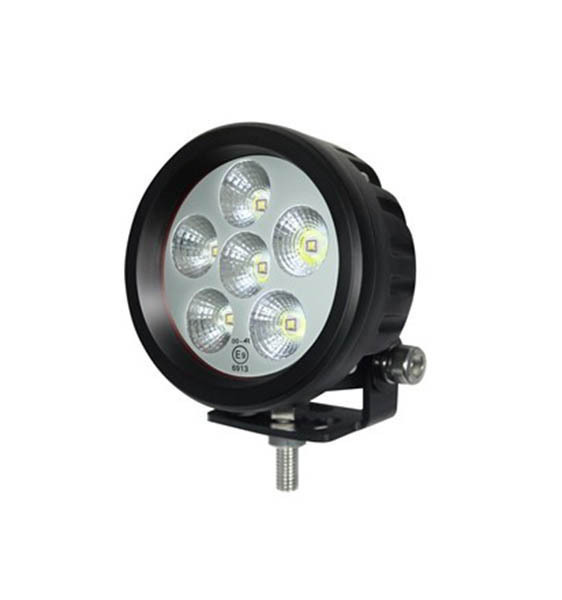 Roadvision LED Work Light Round Flood Beam 10-30V 6 x 3W Osram HL LEDs 18W 1500lm IP67 89x89x58mm Roadvision