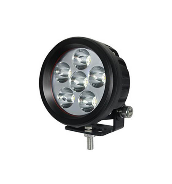 Roadvision LED Work Light Round Spot Beam 10-30V 6 x 3W Osram HL LEDs 18W 1500lm IP67 89x89x58mm Roadvision