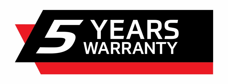 5 year warranty