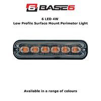 BASE6 6 LED 4W Low Profile Surface Mount Perimeter Light