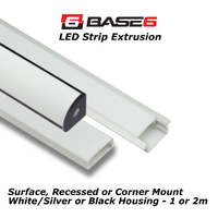 BASE6 Aluminium Extrusion for LED Strip Lights