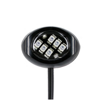 BASE6 LED Module Warm White, Round Black Housing