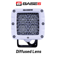 BASE6 Marine Cube Series Work Light, 3", Diffused