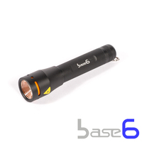 BASE6 Torch, 150LM, 100M, IPX6, CREE XP-G R5 LED, Max/Min/Strobe, Aircraft Aluminium
