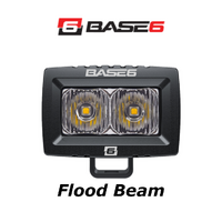 BASE6 2" Micro M2 20W CREE LED Flood Work Light