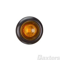 Clearance Light LED Amber BR11 Series 10-30V 1" Flush Rubber Mount 0.5m Cable