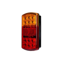 Roadvision LED Rear Combination Lamp 10-30V Stop/Tail/Ind/Ref/Lic Surface Mount 150 x 80mm Single Blister with Lic