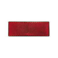Roadvision Reflector Red Rect. BR61 Series Self Adhesive 88 X 35 X 9mm