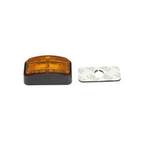 Roadvision Clearance Light LED Amber BR7 Series 10-30V 50x25mm Amber Lens Fixed Mount 0.5m Cable