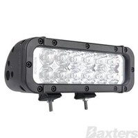 LED Bar/Work Lamp Spot Rect 9-32V 12 LED IP68 2160lm 36W Black Housing