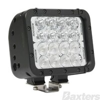 LED Work Lamp Dual Flood/Spot Square 9-32V 16 LED IP68 2880lm 48W High/Low Black Housing