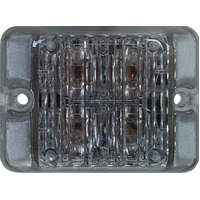 8EVP 4 LED surface mount warning light - Amber