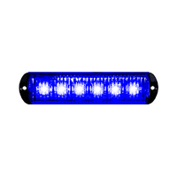 8EVP 6 LED surface mount warning light - Blue