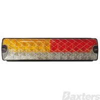 LED Combination Lamp Single 10-30V Stop/Tail/Ind/Rev Strip 204 x 40mm LH Surface Mount
