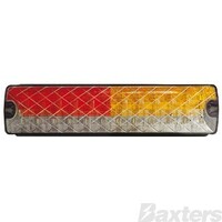 LED Combination Lamp Single S/T/IR10-30V Stop/Tail/Ind/Rev Strip 204 x 40mm RH Surface Mount