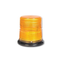 ELB4500 Amber w/Amber 6" Lens Magnetic LED Beacon